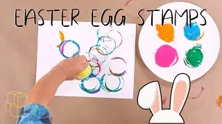 DIY TODDLER CRAFT: Easter Egg Stamps
