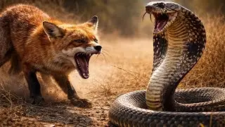 King Cobra vs Wild Fox &ndash; A Brutal Survival Battle