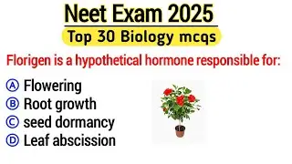 Neet 2025 Biology mcq | Biology mcq 2025 | Biology mcq questions | Neet Exam question | neet biology