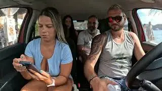Casal Mari e chell entram na carona do Ted