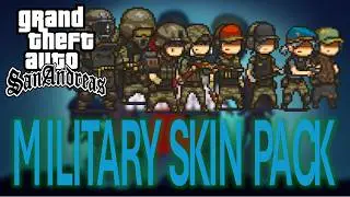 GTA SA //  DEAD AHEAD ZOMBIE WARFARE // Militay Squad // Skin Pack