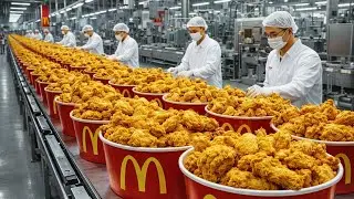 Inside A Chicken Nugget Factory | How Millions Of Nuggets Are Made Everyday