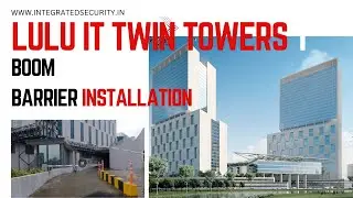 Boom Barrier |LULU IT TWIN TOWERS|#boombarrier #boombarriersupplierkerala #parkingbarrier