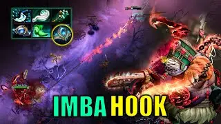 Unstoppable Pudge Imba Hooks | Mastering Position 4 in Dota 2