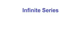 Infinite Series