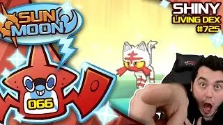 INSANE LUCK! SHINY LITTEN Reaction! Quest For Shiny Living Dex #725 | Pokemon Sun Moon Shiny #66