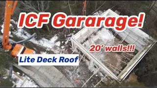 20' Tall ICF Garage Pour!!!