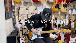 Fender Player Strat Vs Vintera II Clean Tone