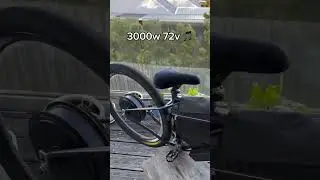 Option A: 5000W E-Bike Raw Power! ⚡️ Throttle Sound & Speed TestOption #ebikeconversion #mtb #bike