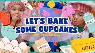 Kids Baking Cupcakes 🧁 👩&zwj;🍳🧑&zwj;🍳 Maya & Lexy Sweet Baking Day!! 🧁🎉 #kidscooking  #kidsbaking #kids 