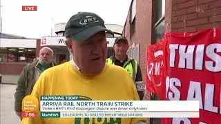 John Tilley Defends Arriva Rail Train Strike | Good Morning Britain
