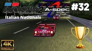 Gran Turismo 2: Project A-Spec [Mod][4K60] - Part #32 - Italian Nationals (GT League)