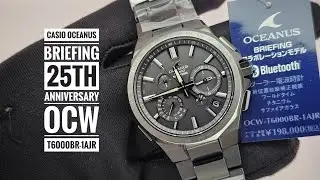 Casio Oceanus BRIEFING 25th Anniversary Limited Edition OCW-T6000BR-1AJR