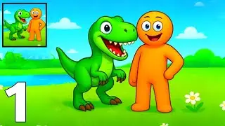Dino Rush: Build Kingdom - Gameplay Walkthrough Part 1 - Build Army Save The Nation (Android, iOS)