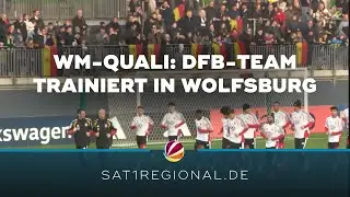 WM-Quali: Fu&szlig;ball-Nationalmannschaft trainiert vor tausenden Fans in Wolfsburg