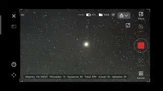 DWARF 3: apilado estrella HD 34029 capella (12/10/2025)