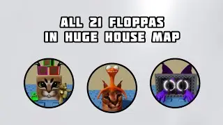 How To Find All Floppas in Huge House | ROBLOX Find The Floppa Morphs