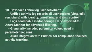 Monitoring & Logging in Microsoft Fabric Interview Questions