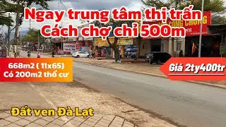 Ngay trung tâm thị Trấn Nam Ban, cách nhựa chỉ 500m,sau lưng trường học .