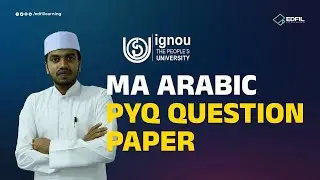 MA Arabic PYQ question paper