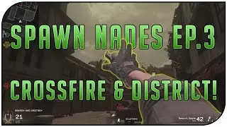 MWR SND ALL SPAWN NADES SPOTS! EP.3 - Crossfire & District (MW Remastered Nade Spots Tips)