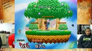 Nortah Battle Circuit 47 WR3: Asian (Marth, C. Falcon) vs TG | Grinfinity (IC's)