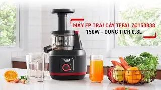 Review máy ép chậm Tefal ZC150838 - máy ép trái cây