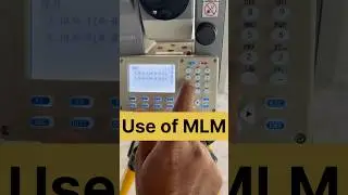 How to use MLM function in Total Station | #civilengineering #totalstationsurveying #landsurveying