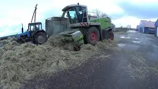 Комбайн CLAAS JAGUAR 830 .MANISCOPIC .молотим сено