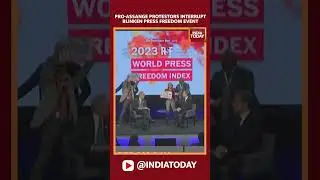Watch: Pro-Assange Protestors Interrupt Blinken Press Freedom Event #shorts