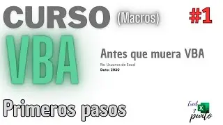 Conociendo el Editor de Vba