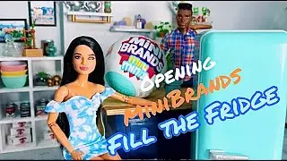 Unboxing MiniBrands NEW Fill the Fridge Capsules! 