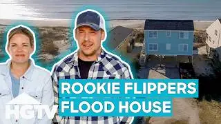 Rookie Flippers FLOOD Home Moving The Kitchen! | Battle On The Beach
