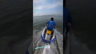 1995 waveraider 701 glass hull with riva extended nozzle insta 360 x3 gps