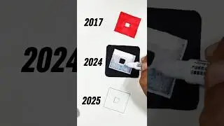 Roblox Logo 2017-2025 #drawing #art #shorts #roblox #roblox2025