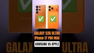 Galaxy S26 Ultra Vs iPhone 17 Pro Max #shorts #shortsfeed #comparison #viral #s26ultra #iphone17pro