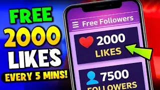 How to Get FREE TikTok Likes Instantly (100% Working Method) - Get Unlimited Free TikTok Likes 2026