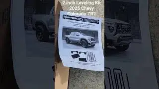 Установка 2-дюймового комплекта для выравнивания подвески Chevy Colorado ZR2. Часть 2.