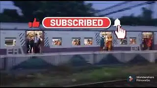 UP Howrah - Bardhaman Staff Special Via Main Line Arriving At Bally Station