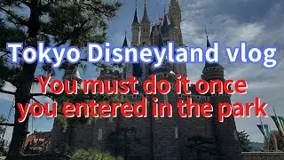 Tokyo Diseney Vlog | What do you need to do in the park once you entered?