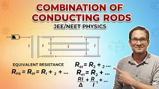 Combination of conducting rods explanation for JEE/NEET/OLYMPIAD 