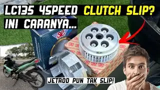 LC135 Jetrod 4speed Clutch Slip?! Ini Caranya! Convert Housing 2S4-2 ES Hyperclutch SYS Grip Habis!