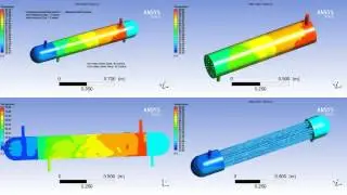 ANSYS Training - CFD Transient Thermal - Heat Exchange between shell side and tube side fluids