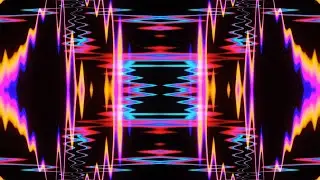 Lines Disco Lights Flashing Neon Colors Party Night Background