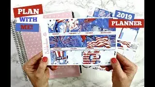 BRAND NEW! 2019 ERIN CONDREN LIFE PLANNER | JULY PLAN WITH ME