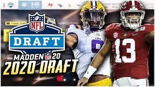 2020 NFL Draft in Madden 20 Franchise
