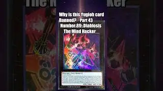 Why is Diablosis Banned? In 1 Minute! #yugioh #yugiohbanlist #banlist #postbanlist #yugiohmasterduel
