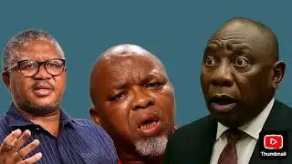 President Ramaphosa and Fikile Mbalula's lies are exposed 