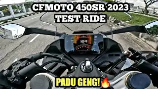 CFMOTO 450 SR 2023 Malaysia | TEST RIDE | PADU GENG!