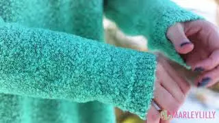 Mint Boyfriend Sweater